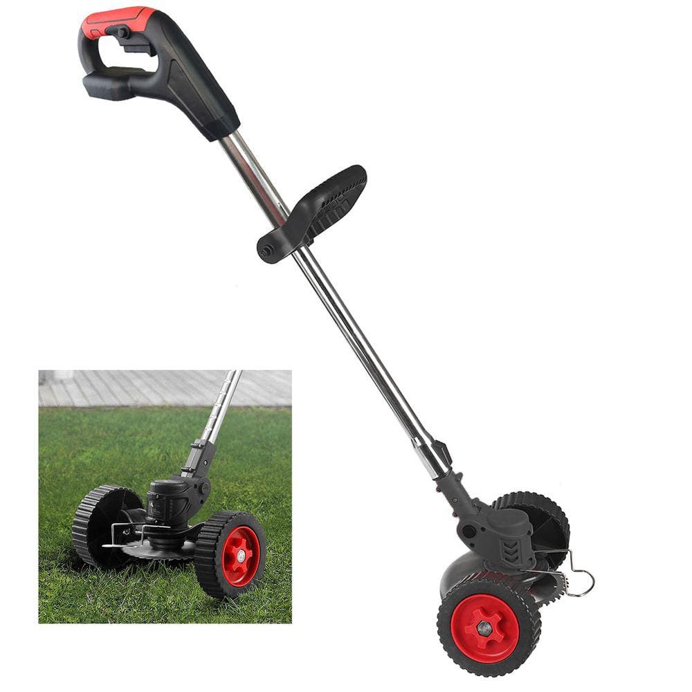 Cortador Aparador de Grama Planta Gramado Portatil Sem Fio Jardim Quintal Erva Daninha Galho Limpeza Cabo Ajustavel Domestico Potente