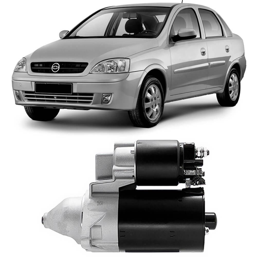 Motor Partida Arranque GM Corsa Montana Classic 12V 9 Dentes
