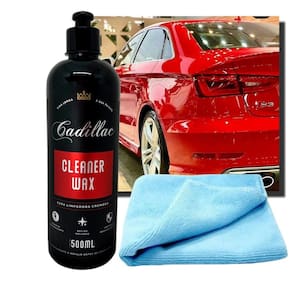 Cera Cremosa Cleaner wax Cadillac 500ml + Pano Microfibra