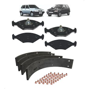 Kit Pastilha Lona De Freio Uno Mille 84 A 08 Premio Fiorino