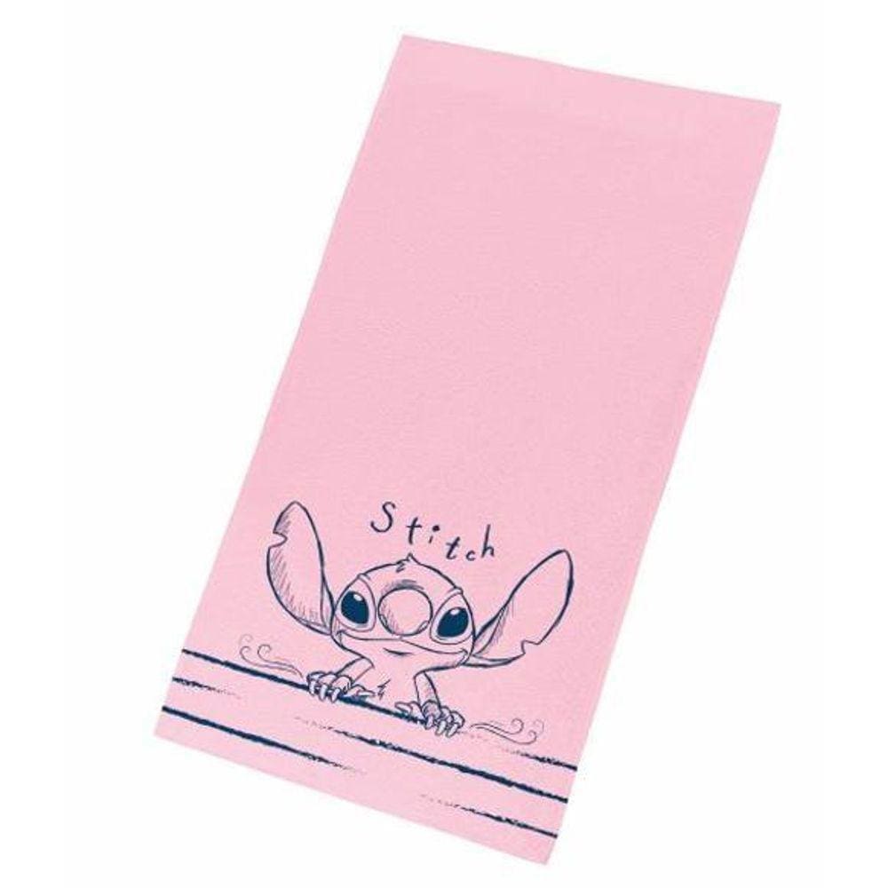 Toalha Felpuda De Banho Estampada Stitch 70Cmx1,35Cm Lepper