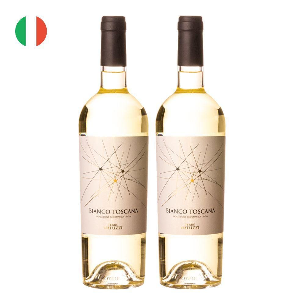 Kit 2 Vinhos Terre Natuzzi Bianco Toscana IGT Branco Itália 750ml