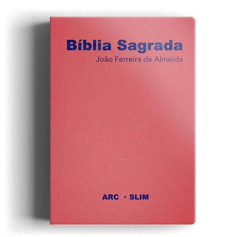 Bíblia Arc Slim Luxo Especial Rosa