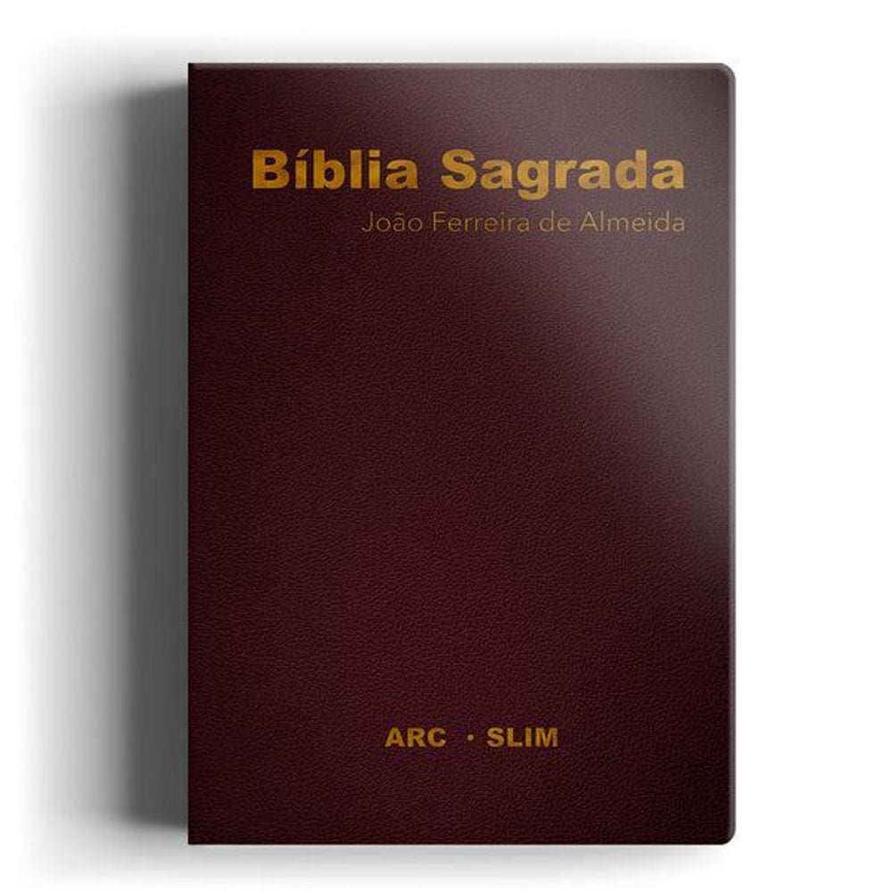 Bíblia Arc Slim Luxo Vinho