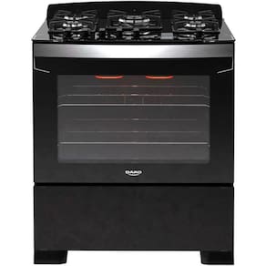 Fogão Dako Diplomata Grill 5 Bocas Mesa de Vidro