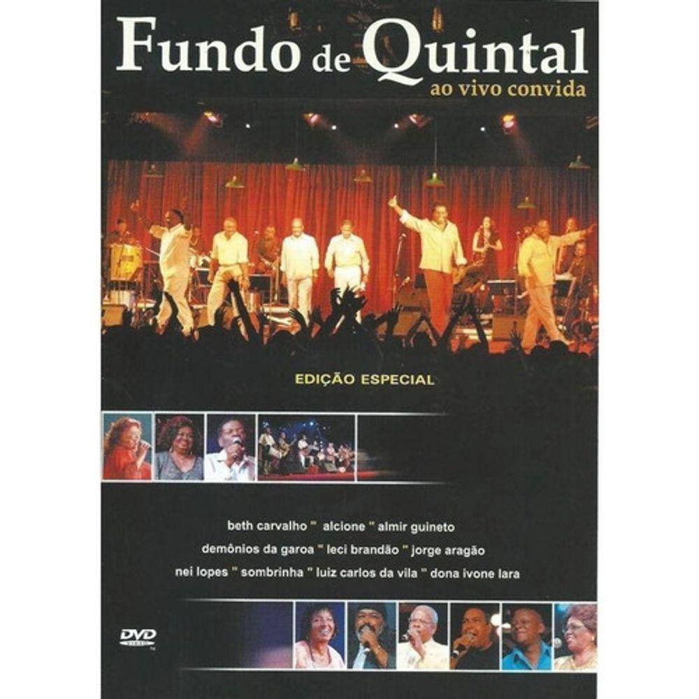 Dvd Fundo De Quintal - Ao Vivo Convida