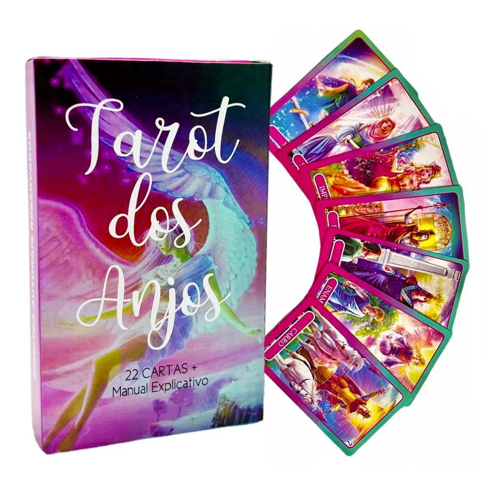 Tarot dos Anjos completo com 22 Cartas + Manual Explicativo