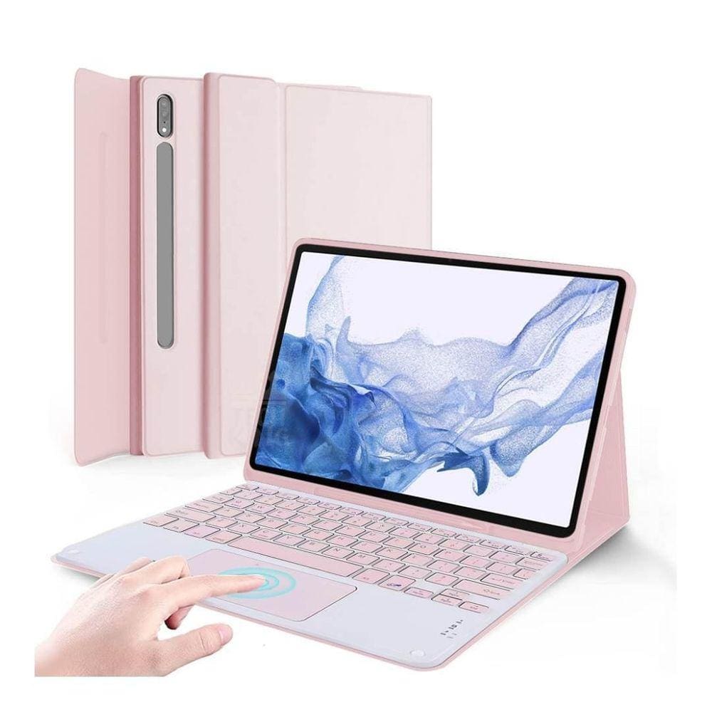 Capa Com Teclado Magnético Para Galaxy Tab S7 Plus 2020 T970