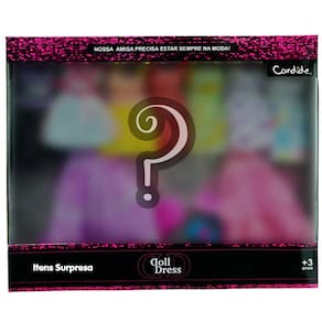 Vestido Para Boneca Barbie Com 9 Vestidos Doll Dress Candide