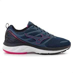 Tênis Mizuno Space 3 Feminino Azul e Rosa