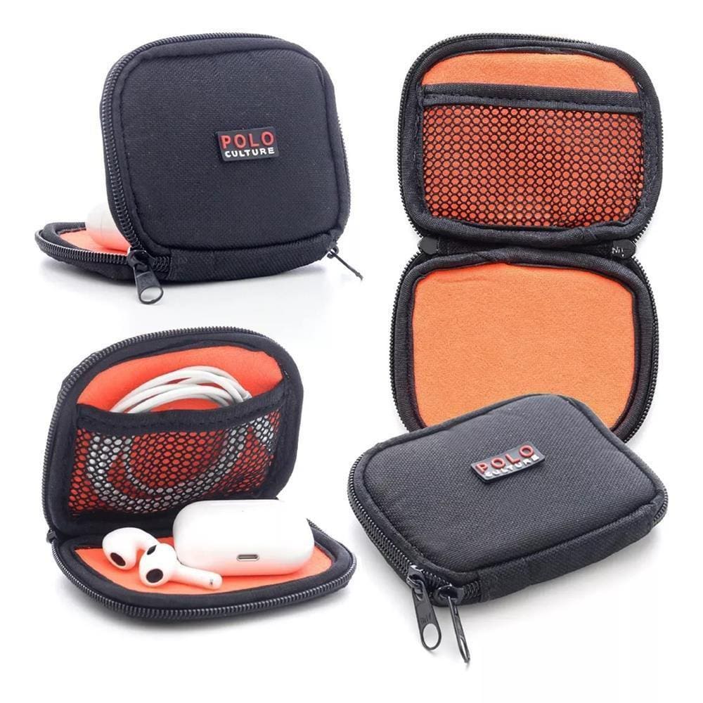 Case Fone de Ouvido Estojo Bag Protetor Impermeavel Zíper