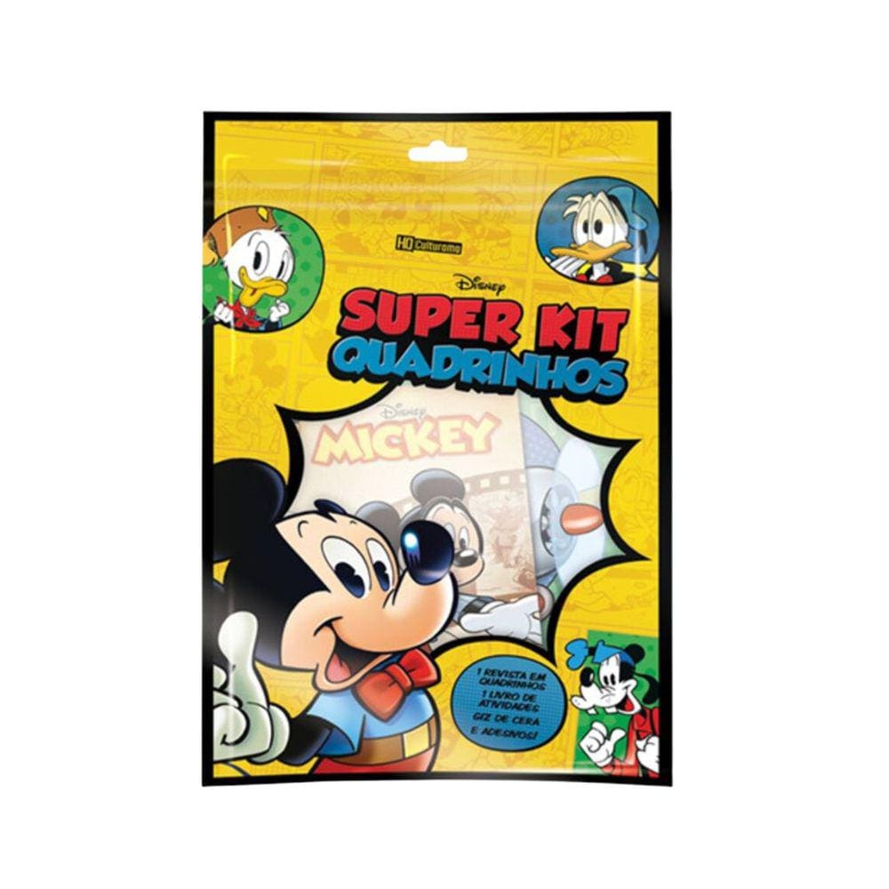 Super Kit Quadrinhos Disney Livro Infantil Colorir Culturama