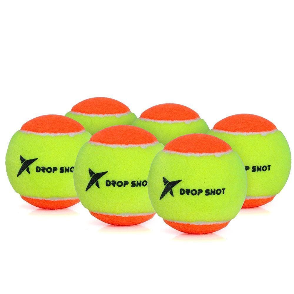 Bola de Beach Tennis Drop Shot Oficial Pack com 06 Bolas