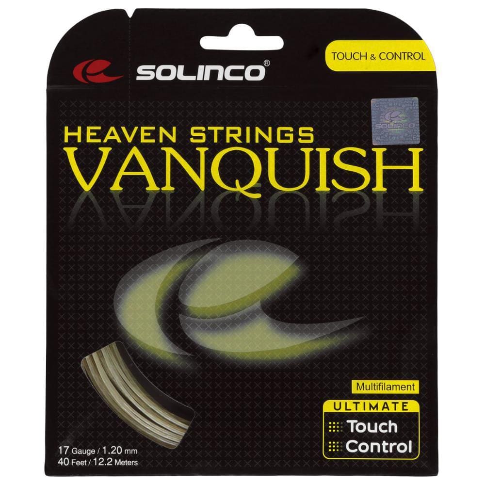 Corda Solinco Vanquish 17L 1.20mm Prata - Set Individual