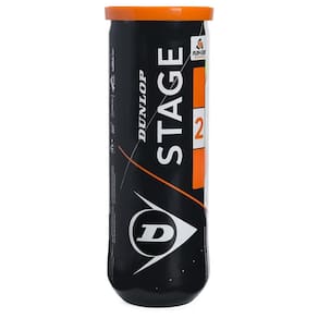Bola de Tênis e Beach Tennis Dunlop Stage 2 Laranja