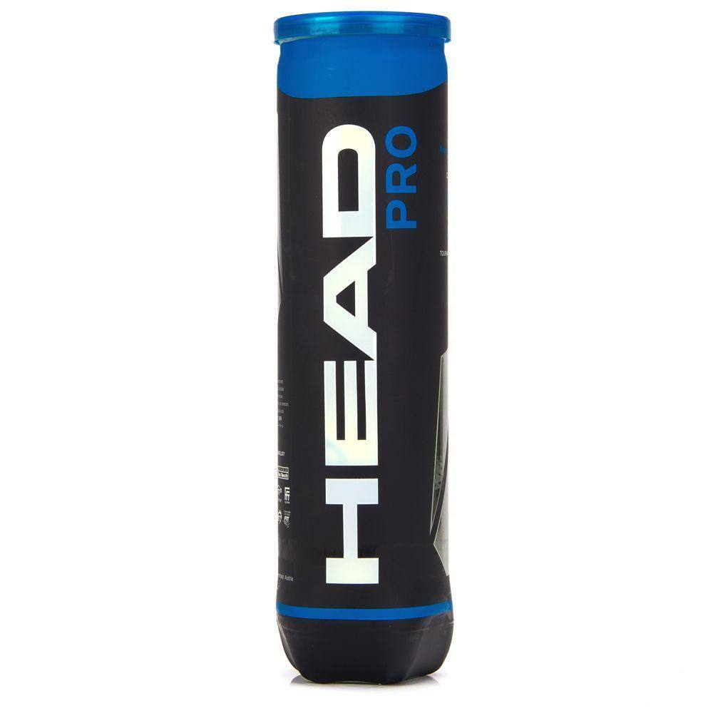 Bola de Tênis Head Pro Tubo com 04 Bolas