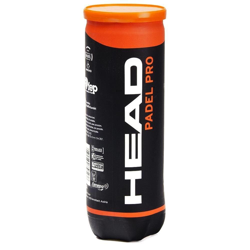 Bola de Padel Head Pro Tubo com 3 Unidades