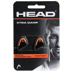 Antivibrador Head Xtra Damp Com 02 Unidades Preto e Laranja