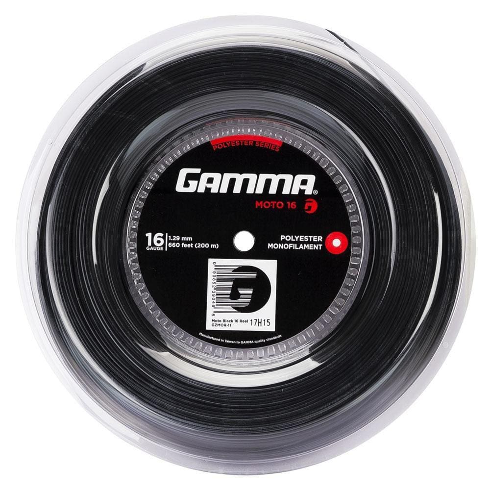 Corda Gamma Moto 16L 1.29mm Preta Rolo com 200 metros