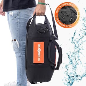 Bolsa Case Boombox 3Capa Protetora Prova D`água Espumada