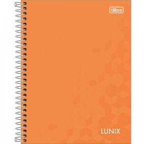 Caderno Espiral Colegial Lunix 10 Matérias 160 Folhas Capa Dura Tilibra