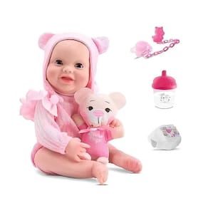 Boneca New Born Divertoys Body Rosa Ref.8205