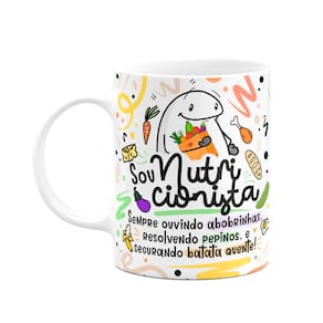 Caneca Flork Profissões - Sou Nutricionista