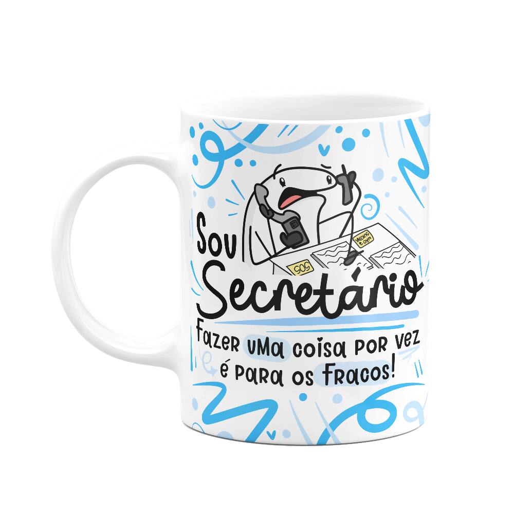 Caneca Flork Profissões - Sou Secretário