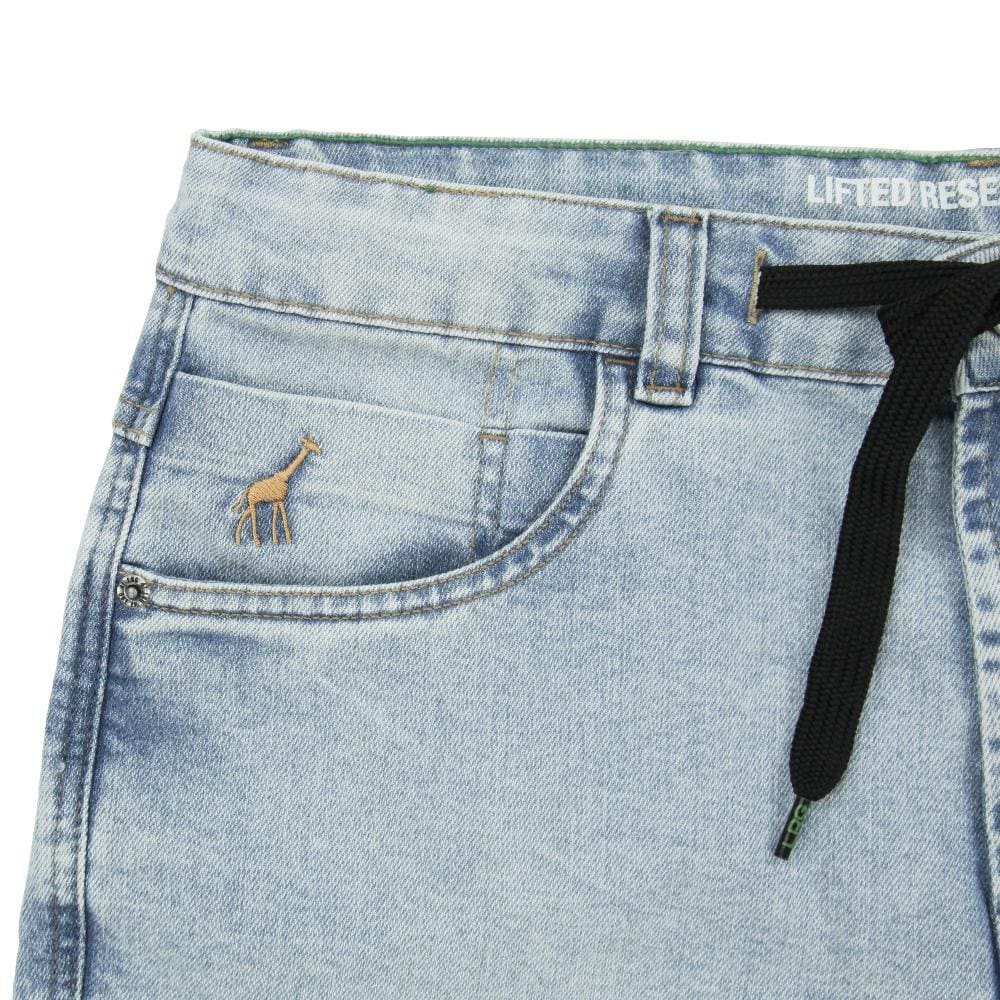 Bermuda LRG Jeans Reaper Denin Azul Claro - Masculino