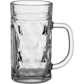 CANECA CERVEJA 15x12x5cm 570ml VIDRO TRANSP