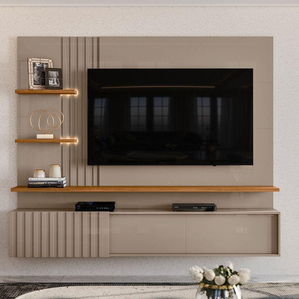 Bancada Suspensa Atena para TV de até 65 polegadas - FENDO / NATURALE - Madetec