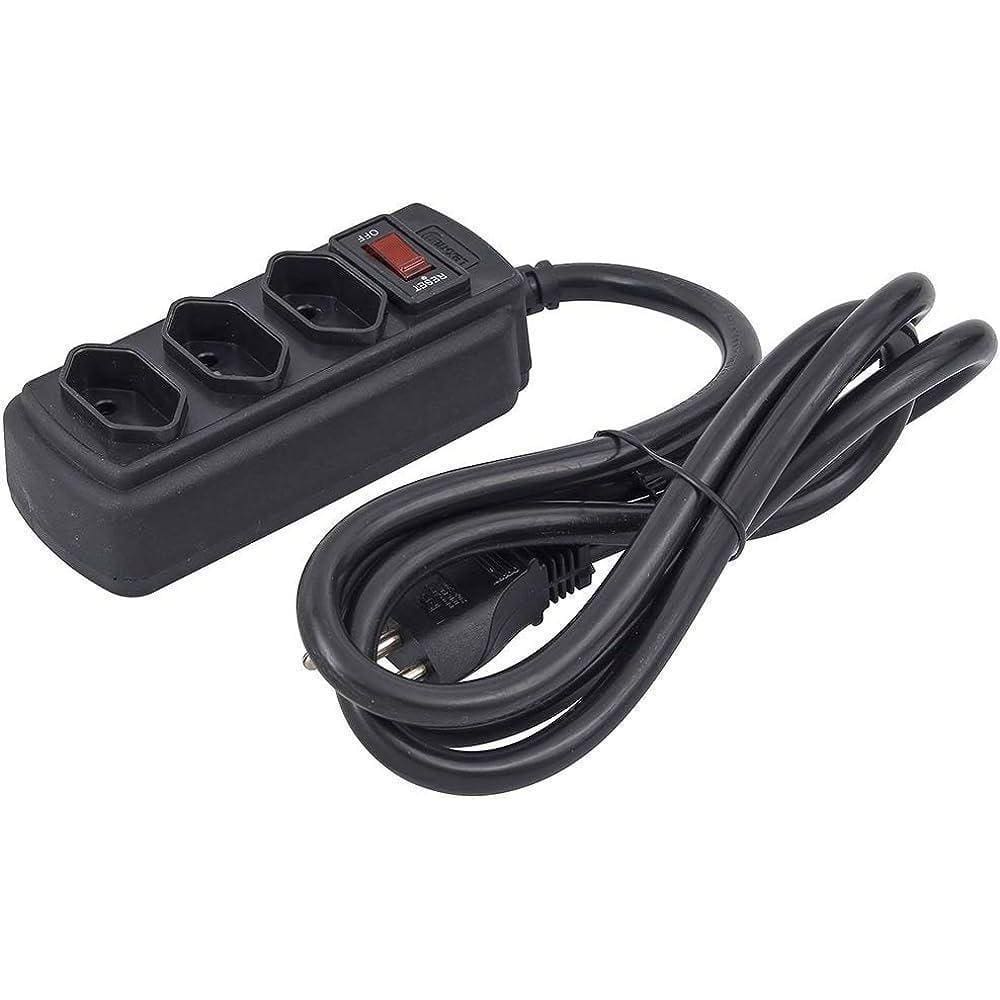 Filtro De Linha De 3 Tomadas Cabo De 1M