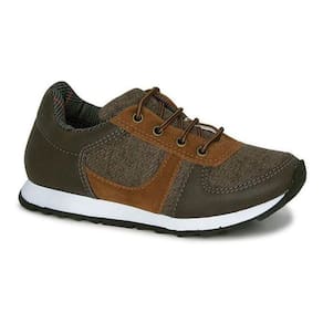 Tênis Infantil Masculino Diversão Boy Denim Nº23 Cor Marrom - Sugar Shoes