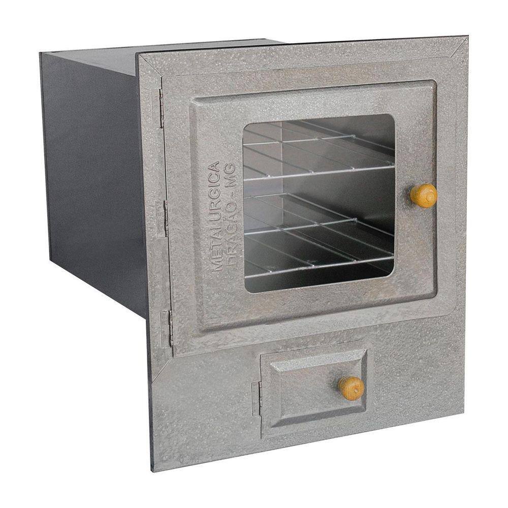Forno Popular Com Cinzeiro C/ Vidro