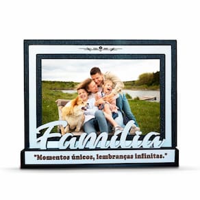 Porta Retrato Decoração Moderna Sala Modelo Família 10x15