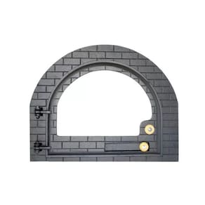 Porta Iglu Ferro Fundido Com Vidro
