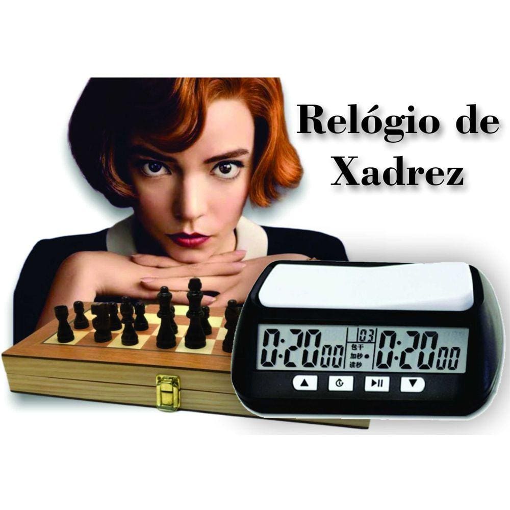 Relógio De Xadrez I-go Profissional Portátil Multiuso 3 Em 1 - PonoShop