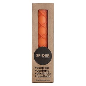 Undergrip Spider Fino com Copinho - Para Raquetes Beach Tennis e Padel Laranja