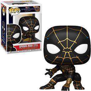 Funko Pop Marvel Spider-Man Black And Gold Suit #911