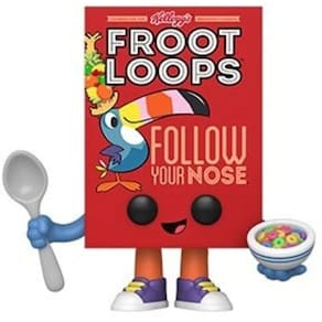 Vinil POP: Caixa de Cereais Kelloggs- Froot Loops