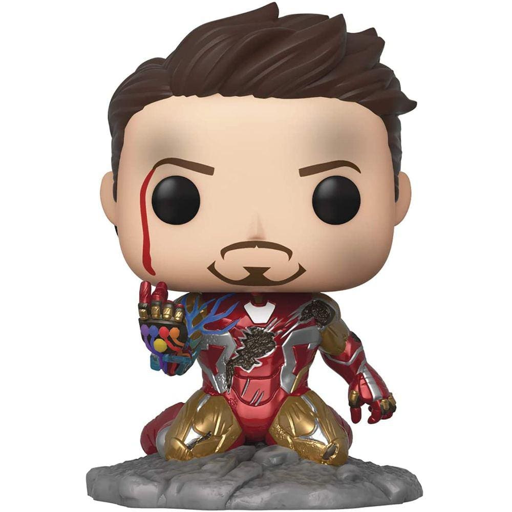 Funko Pop! Avengers Endgame: I Am Iron Man Glow-in-The Dark Deluxe Vinyl Figure, Multicolored