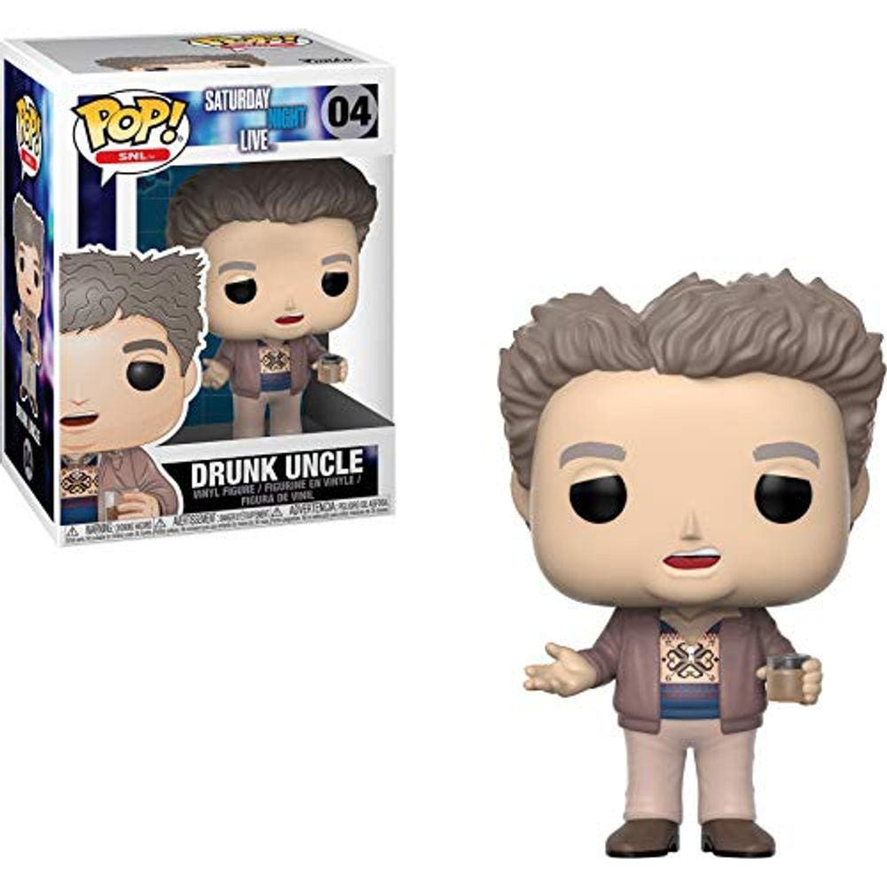Funko Pop Television: SNL, Saturday Night Live - boneco colecionável Drunk Uncle, multicolorido