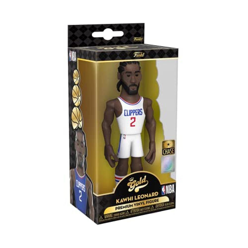 Funko Pop! Gold NBA: Clippers - Kawhi com Chase 5” (os estilos podem variar)