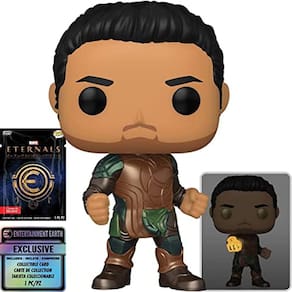 Funko Pop! Boneco de vinil Marvel Eternals #730 Gilgamesh com cartão colecionável Entertainment Earth Exclusive
