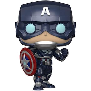 Funko Pop! Marvel Vingadores - Capitão América (Tech Suit)