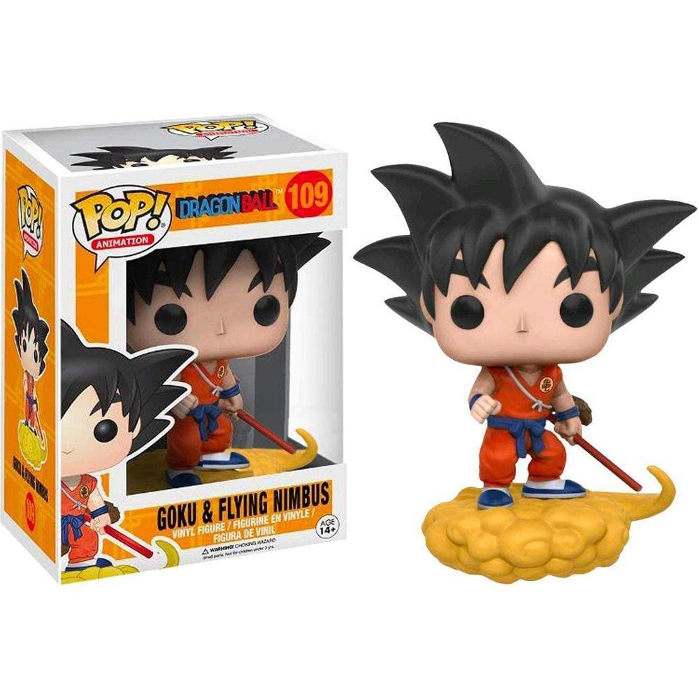 Funko Pop Animation Dragonball Orange Suit Goku e Flying Nimbus Exclusive Vinyl Figure