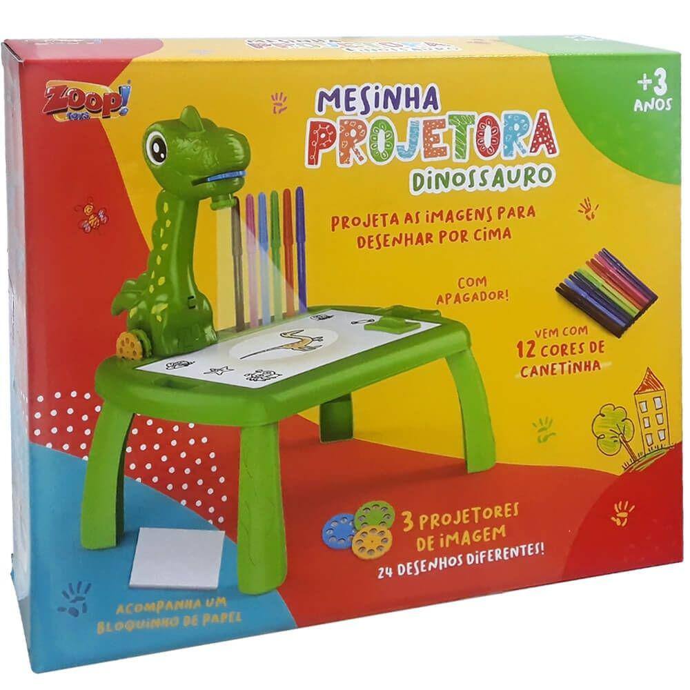 Mesa Infantil Projetora De Desenhos Dinossauro - Zoop Toys