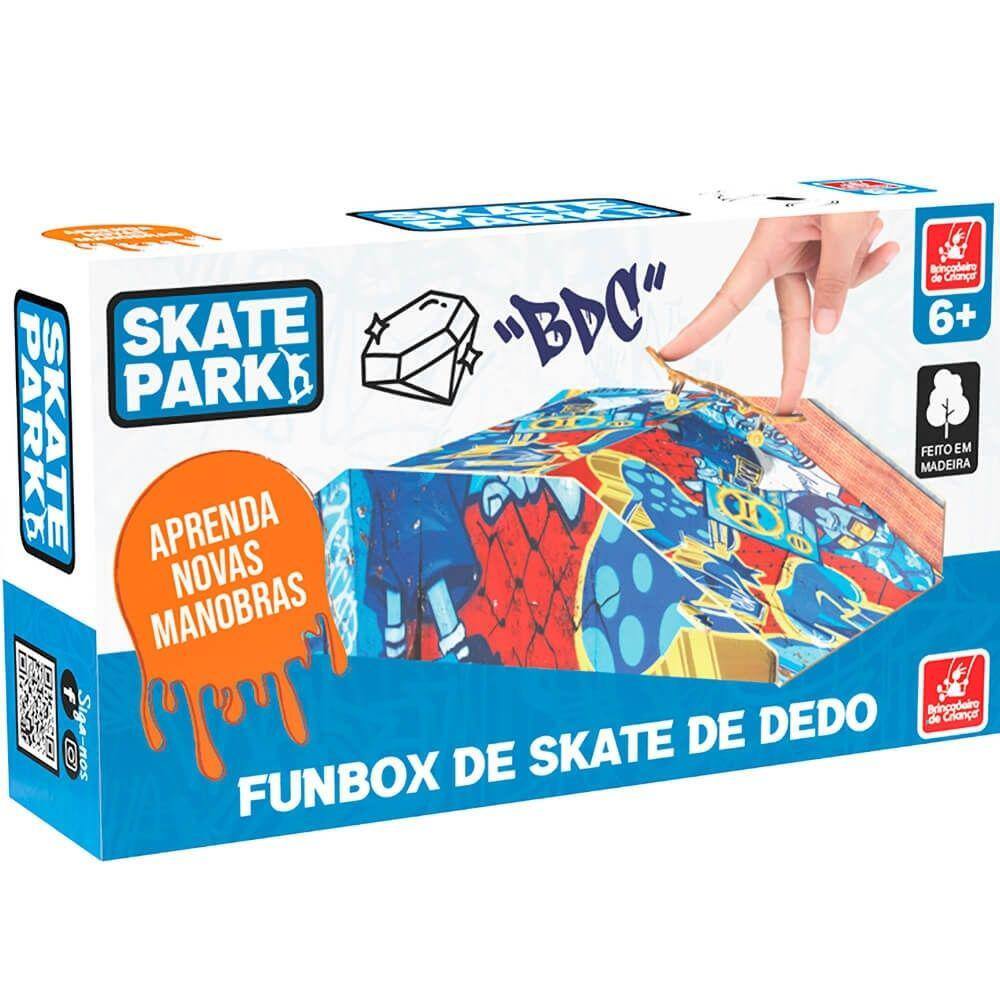 Skate Park Funbox Fingerboards Brincadeira De Crianca