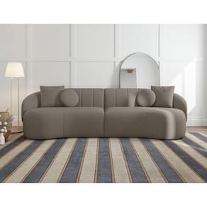 Sofá 4 Lugares 240cm Lua Yescasa  Cinza