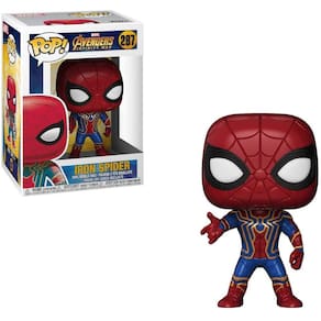 Iron Spider POP! de Vinil com Armadura - Detalhes Incríveis